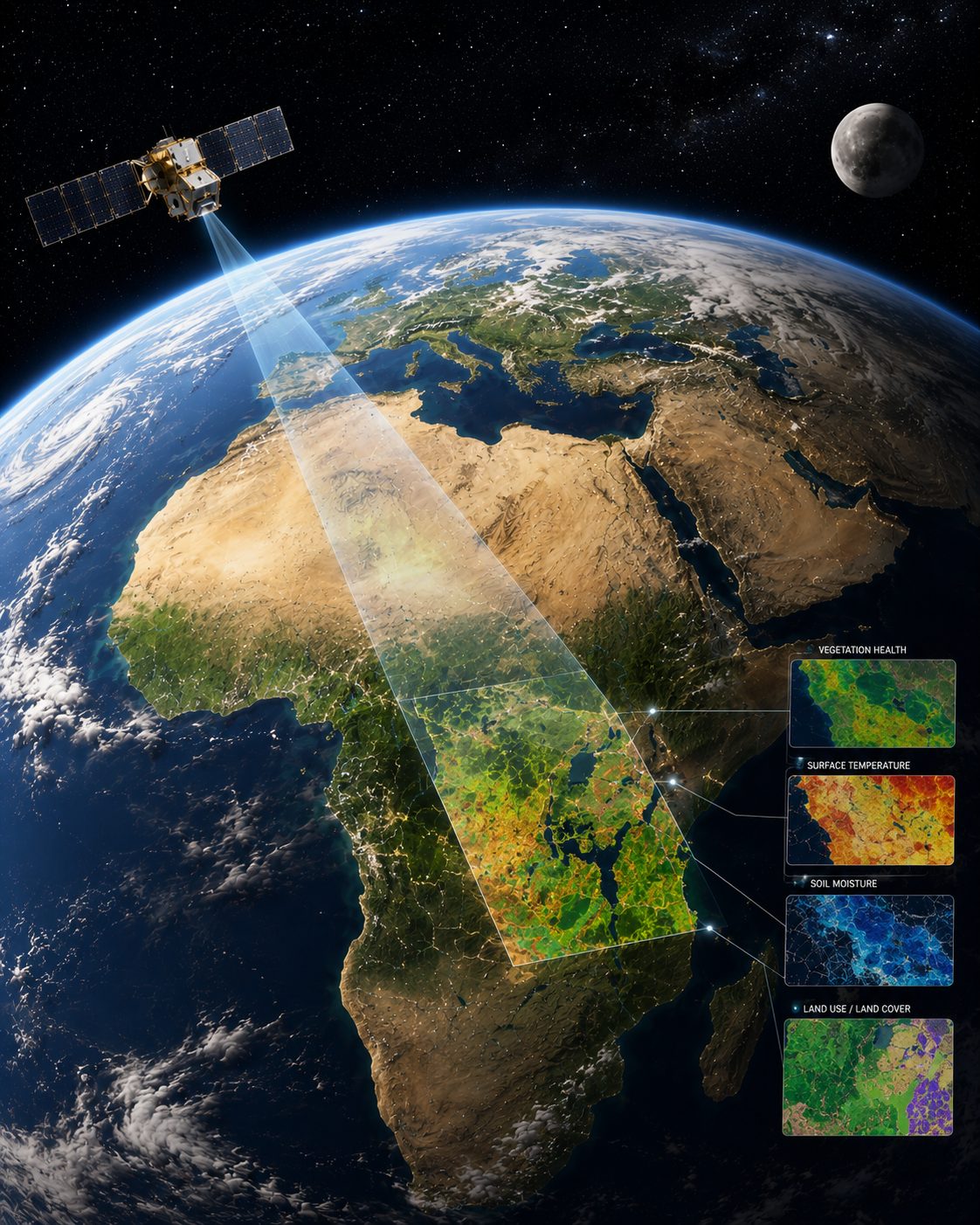 Satellite Earth observation over Africa